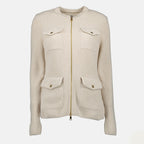 Imagen del artículo Chaqueta de lana de mezcla Moncler para mujer - Temporada Otoño-Invierno 2025 - Vista Frontal
