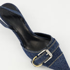 Sapatos de salto Saltos em Denim Voyou Givenchy Azul escuro Mulheres