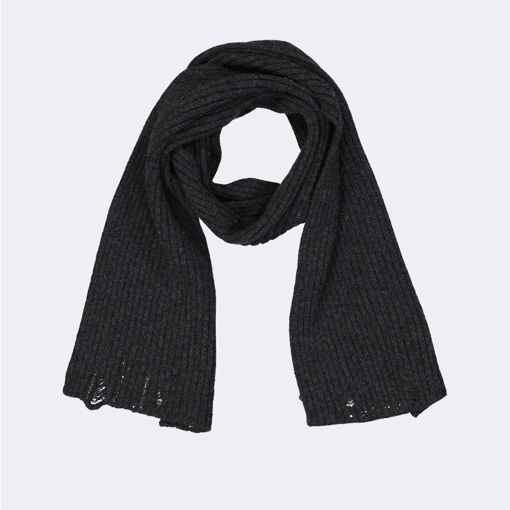 Scarves and gloves Écharpe destroy Prada Black Homme
