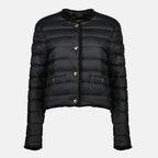 Immagine dell'articolo Giacca corta nera con fiori Moncler per donna - Stagione Primaverile-Estate 2026 - Vista Frontale