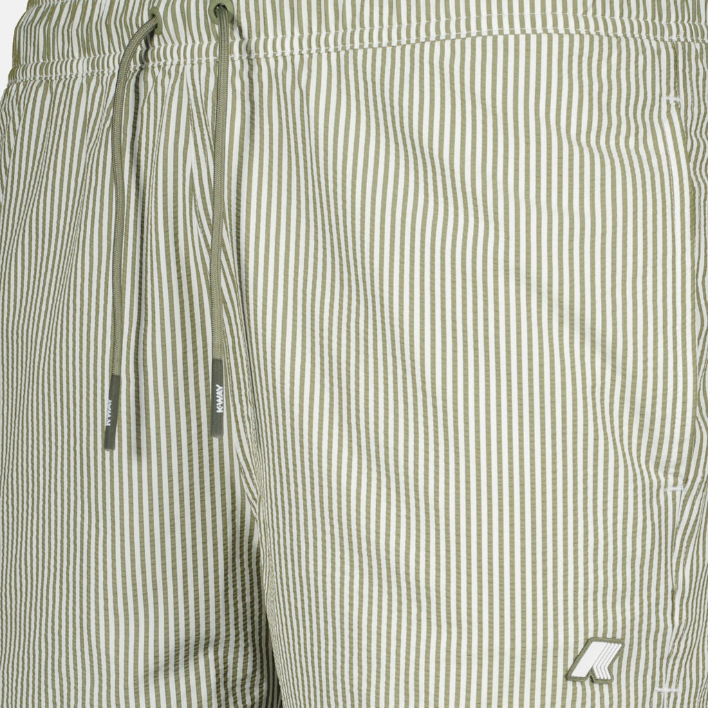 Imagen del artículo Bañador Hazel Mid rayado de la marca K-Way para Hombre - Temporada Primavera-Verano 2025 - Vista Detallada_1