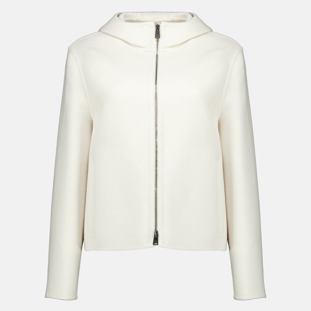 Vestes 화이트 FF 주카 울 재킷 Fendi Blanc Femme