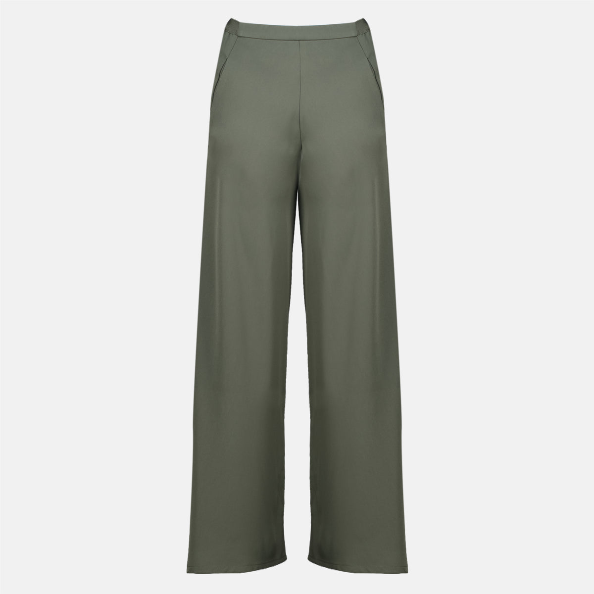 Pantalons Khaki Crepe Pants Christopher Esber Vert Femme