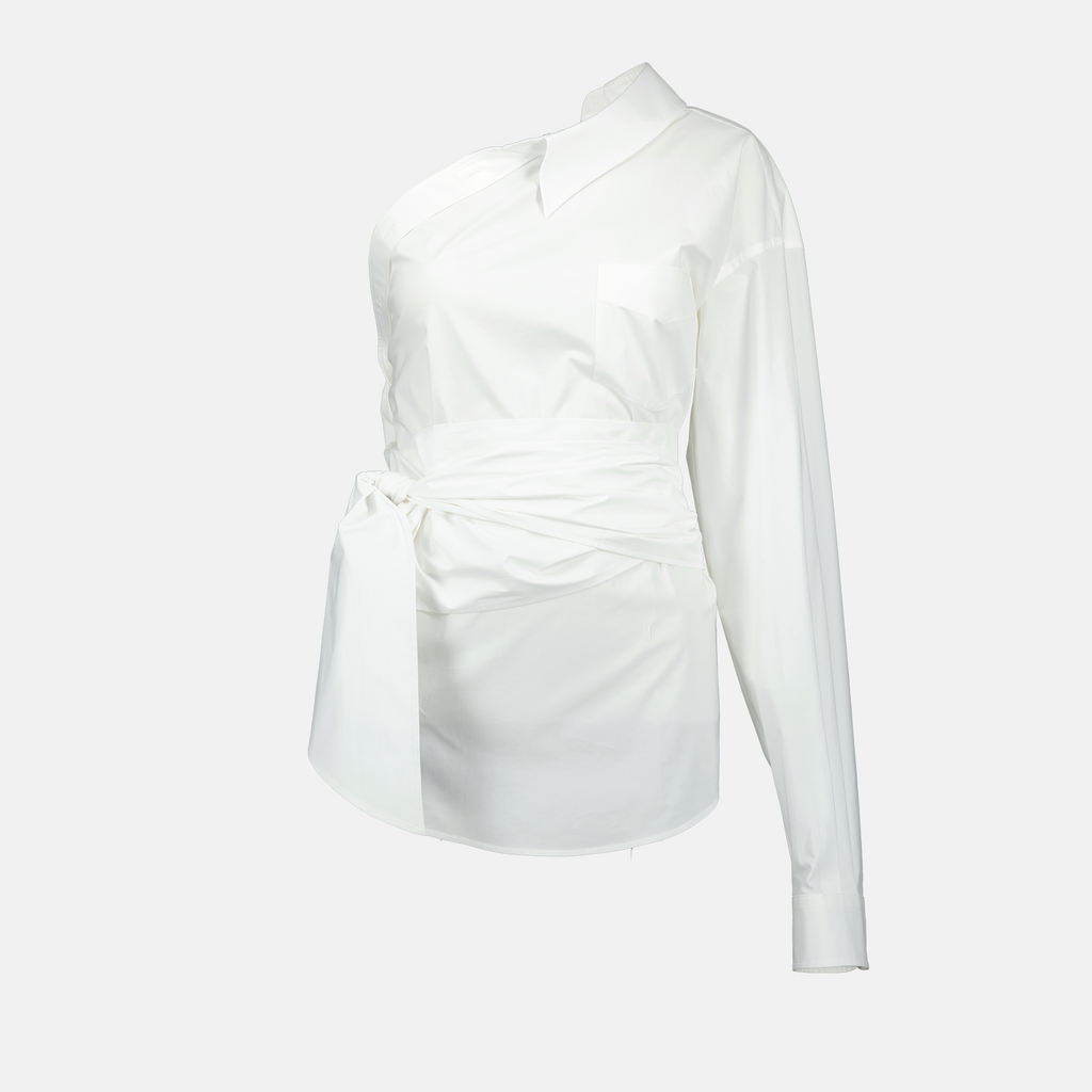 Shirts Asymmetrical Shirt Top Moschino White Femme