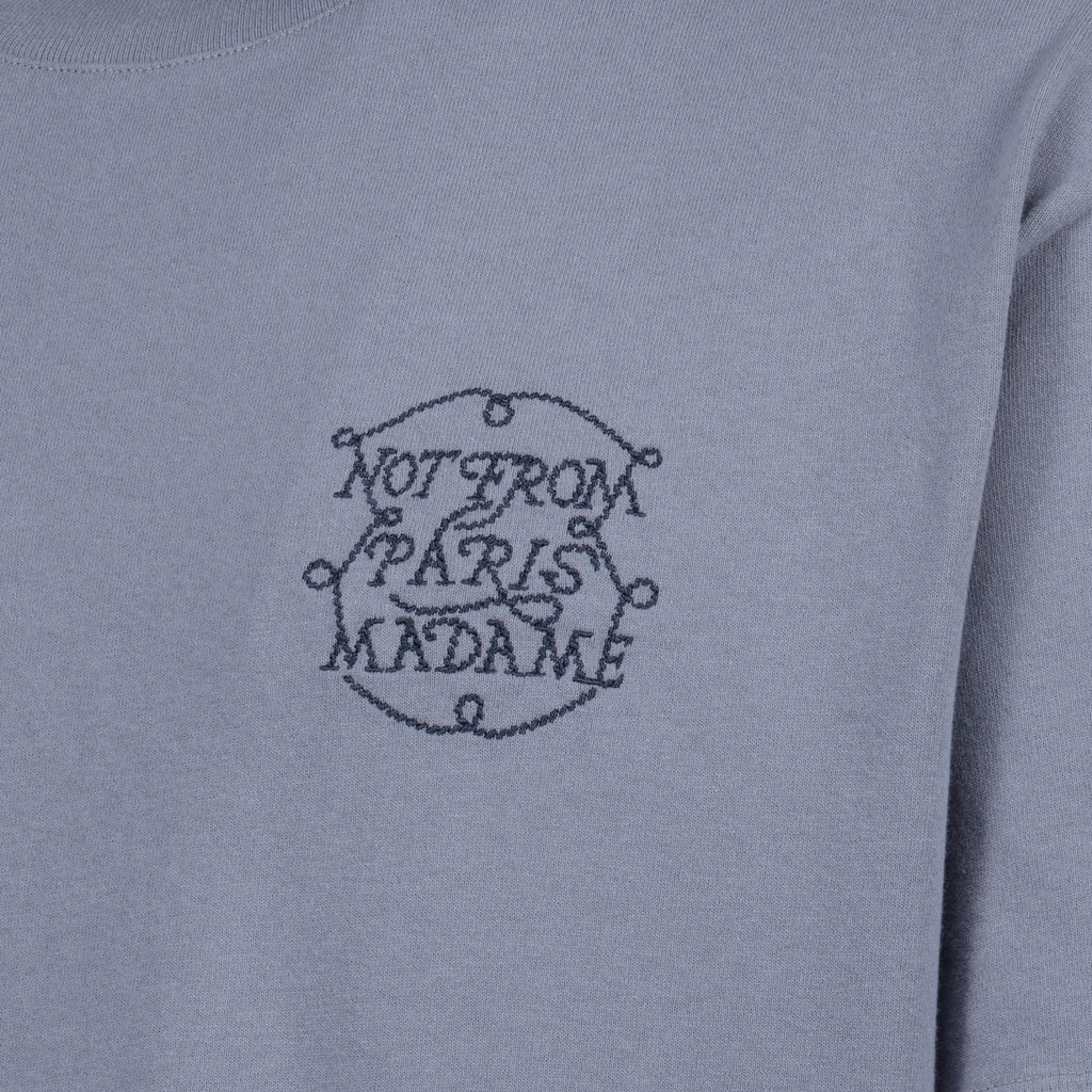 Camisetas Camiseta de Eslogan Trenzada Drole De Monsieur Azul Homme