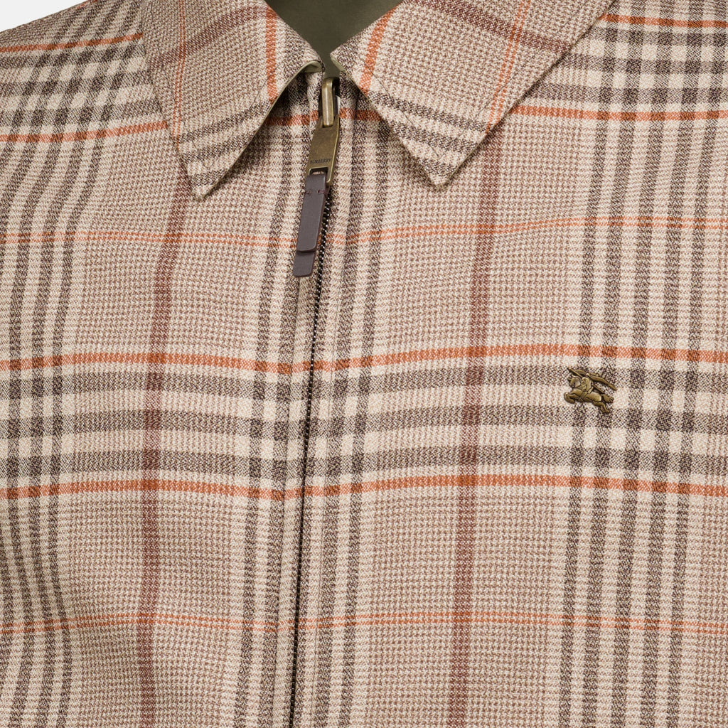 Vestes Veste Harrington réversible Burberry Beige Homme