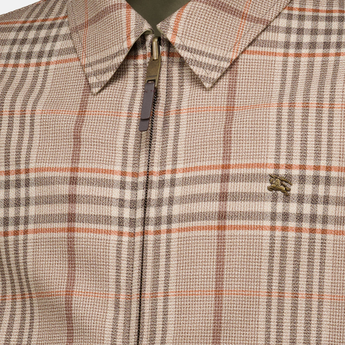 Vestes Veste Harrington réversible Burberry Beige Homme