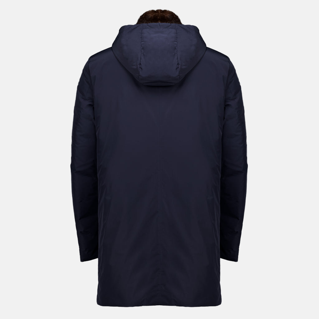 Manteaux Okefen Long Parka Navy Blue Moncler Bleu foncé Homme