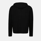 Malhas Cardigan zippé en laine Moncler Preto Homme