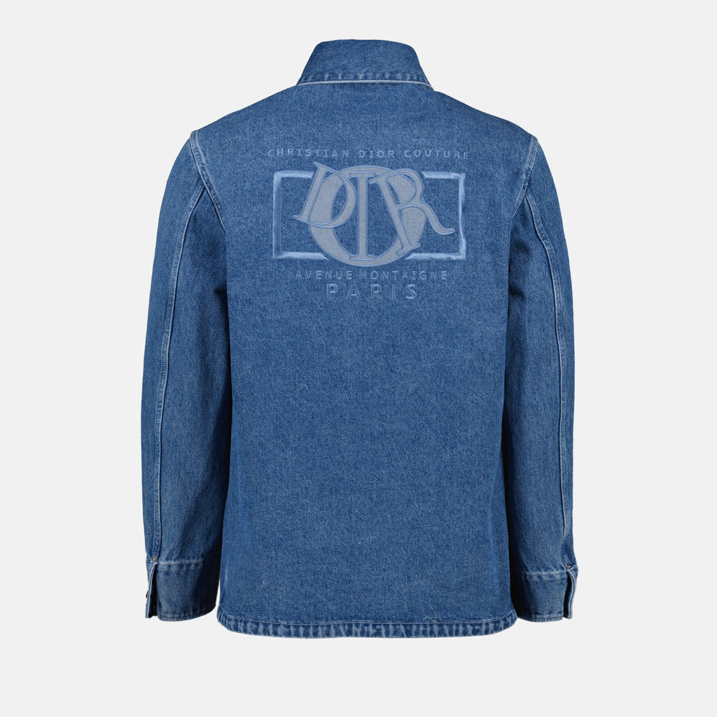 Jackets Dior Charm Denim Overshirt Dior Blue Homme