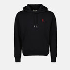 Sweatshirts Sweat à capuche AMI de Coeur Ami PARIS Black Unisex