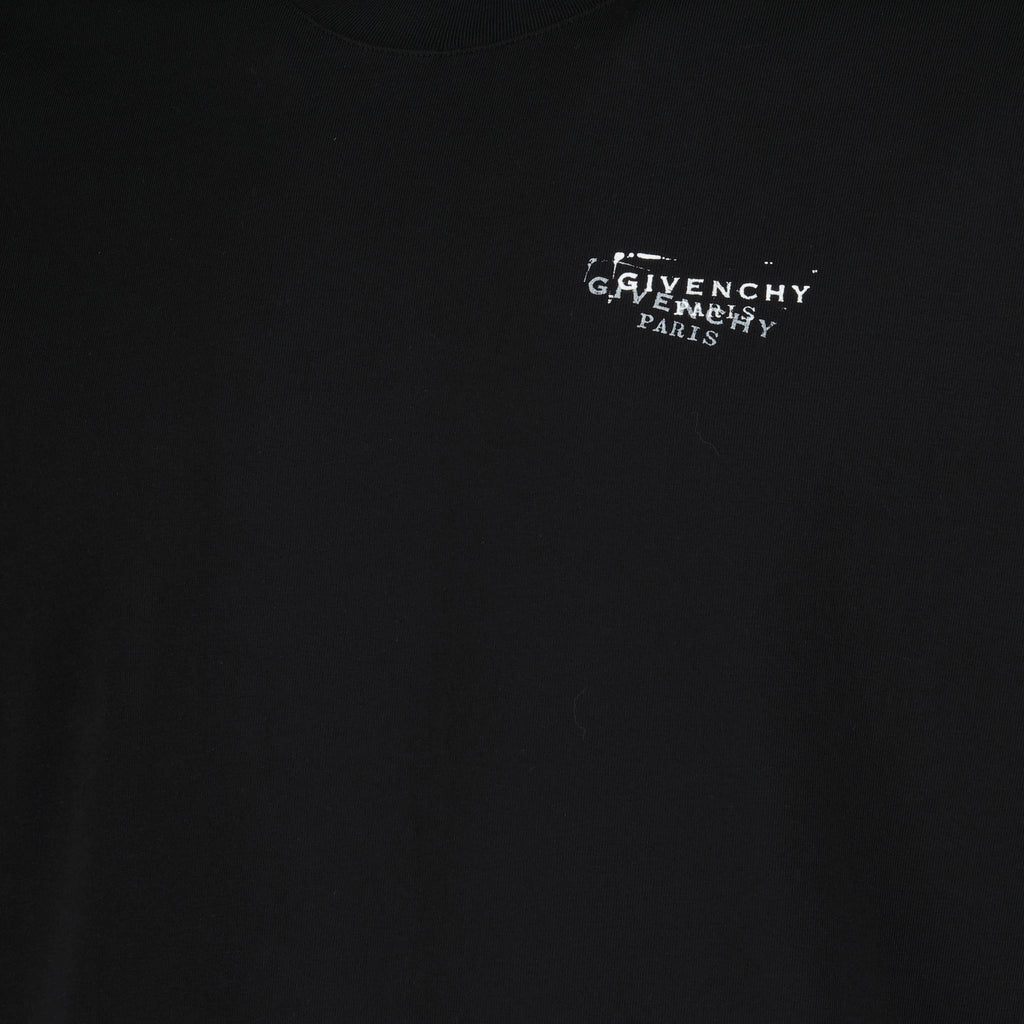 Image de l'article T-shirt Givenchy Stamp noir de la marque Givenchy pour Homme - Saison Printemps-Été 2026 - Vue détaillée_1