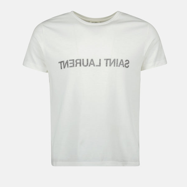 SAINT LAURENT　スター柄プリントTシャツ　L Saint Laurent ロゴプリント Tシャツ 通販 - FARFETCH