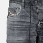 Pantalons Jeans D-Krookley-B Diesel Gris Homme