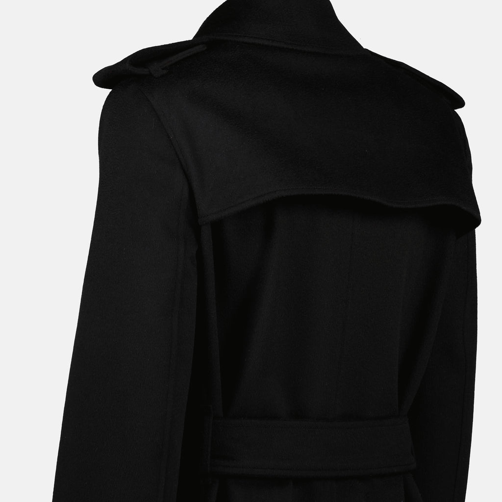 Imagen del abrigo trench largo Kensington de Burberry para Mujer - Temporada Otoño-Invierno 2025 - Vista Detallada_2