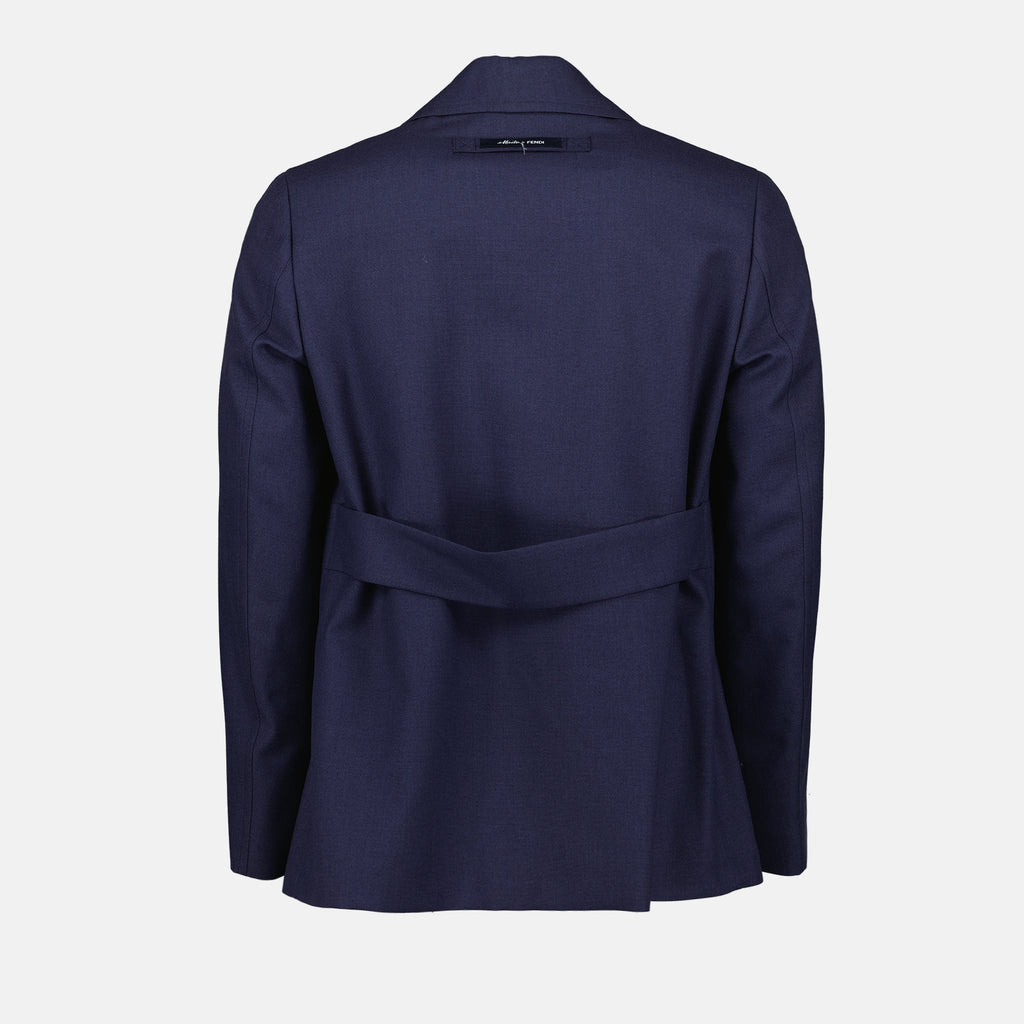 Jaquetas Casaco de Lã Fendi Azul escuro Homme