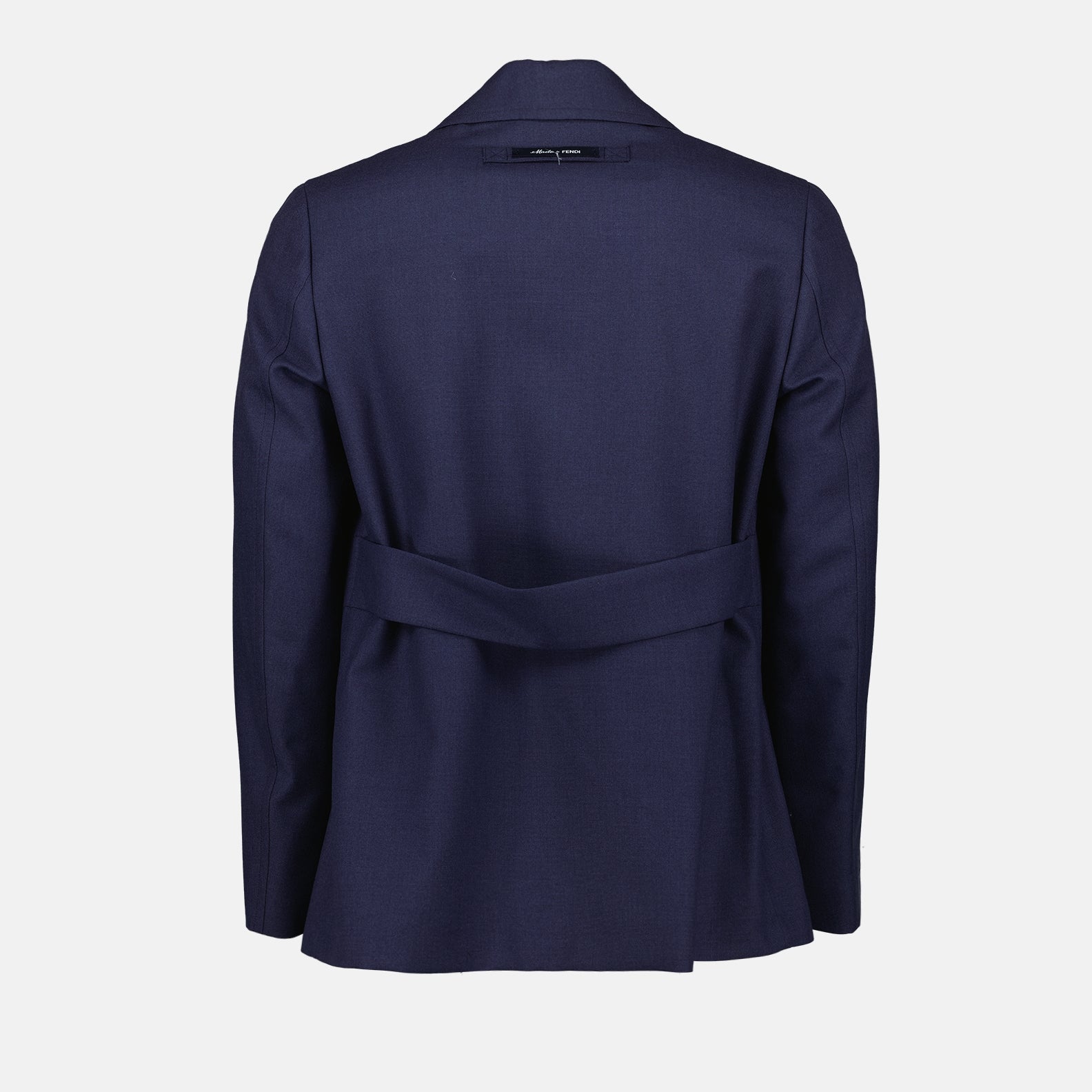 Vestes Veste en laine Fendi Bleu foncé Homme
