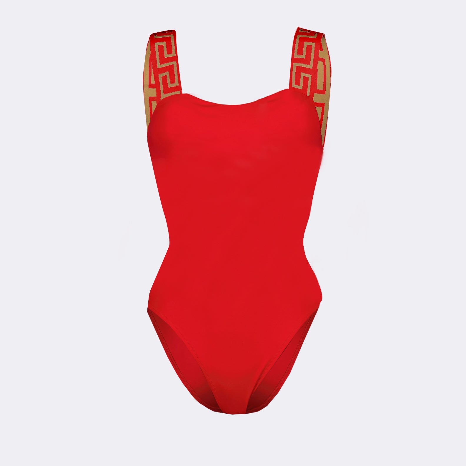 Strandmode Maillot de bain Greca Versace Rot Femme