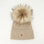 Chapeaux, casquettes et bonnets Bonnet Grenoble en cachemire Moncler Grenoble Beige Femme