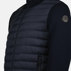 Jaquetas Casaco Estofado Bicolor Moncler Azul escuro Homme