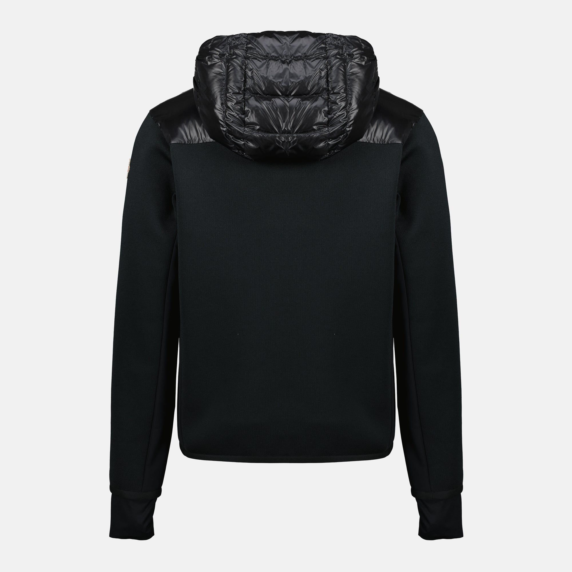 Image de l'article Cardigan zippé noir de la marque Moncler Grenoble pour Homme - Saison Automne-Hiver 2025 - Vue de Dos