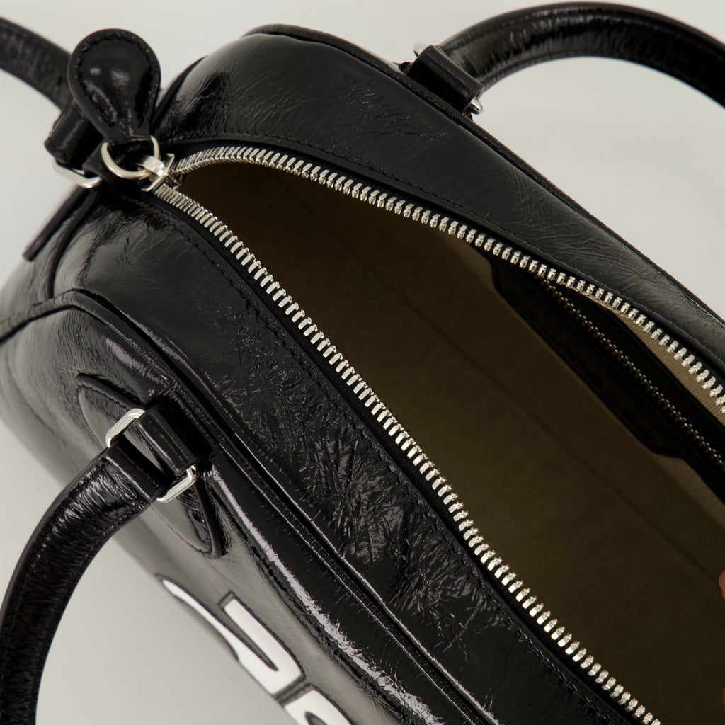 Tote bags Bowling Bag Reissue Courrèges Black Unisex