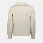 Knitwear Zip Collar Sweater Courrèges Beige Homme