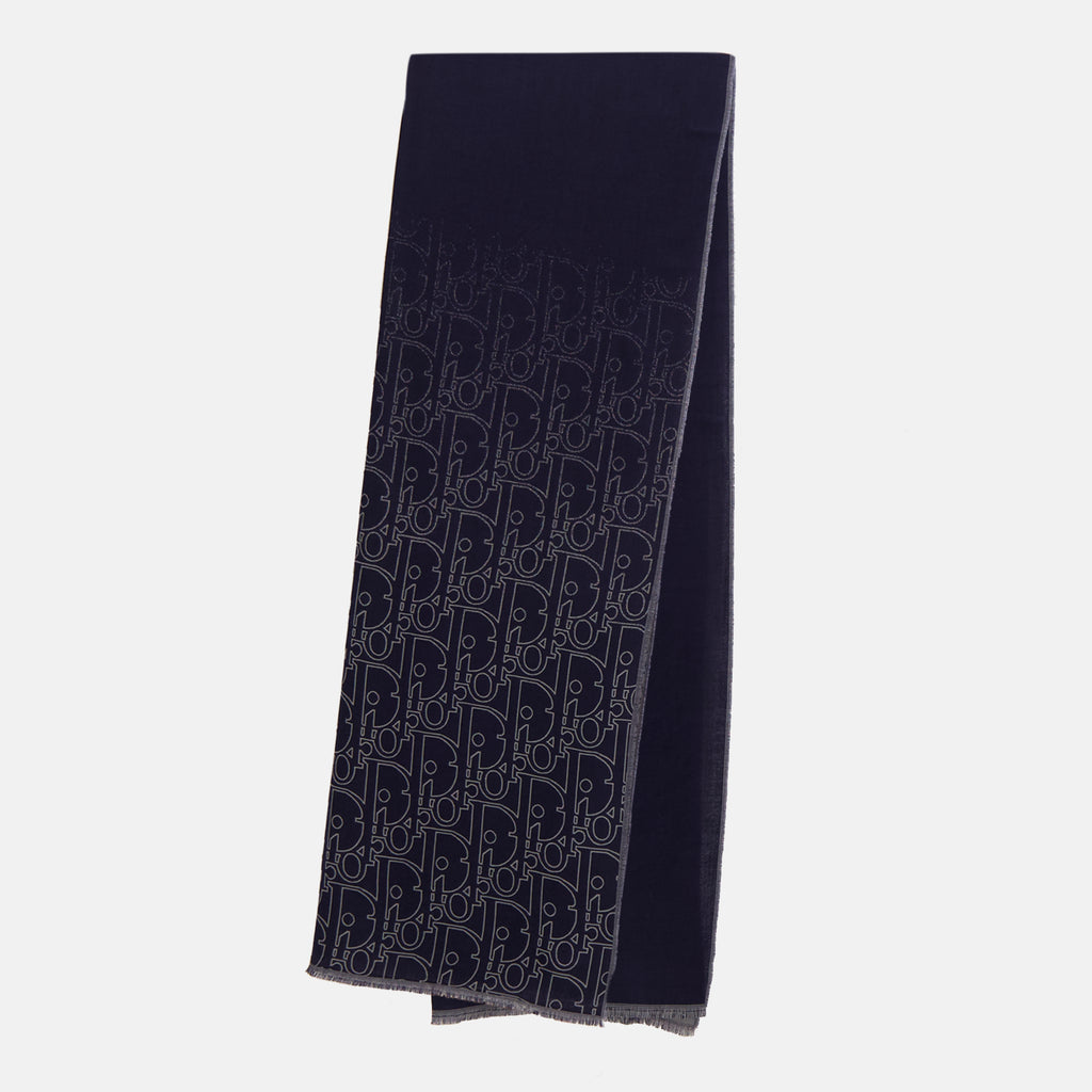 Écharpes, foulards et gants Dior Gravity Gradient Scarf Dior Bleu foncé Homme