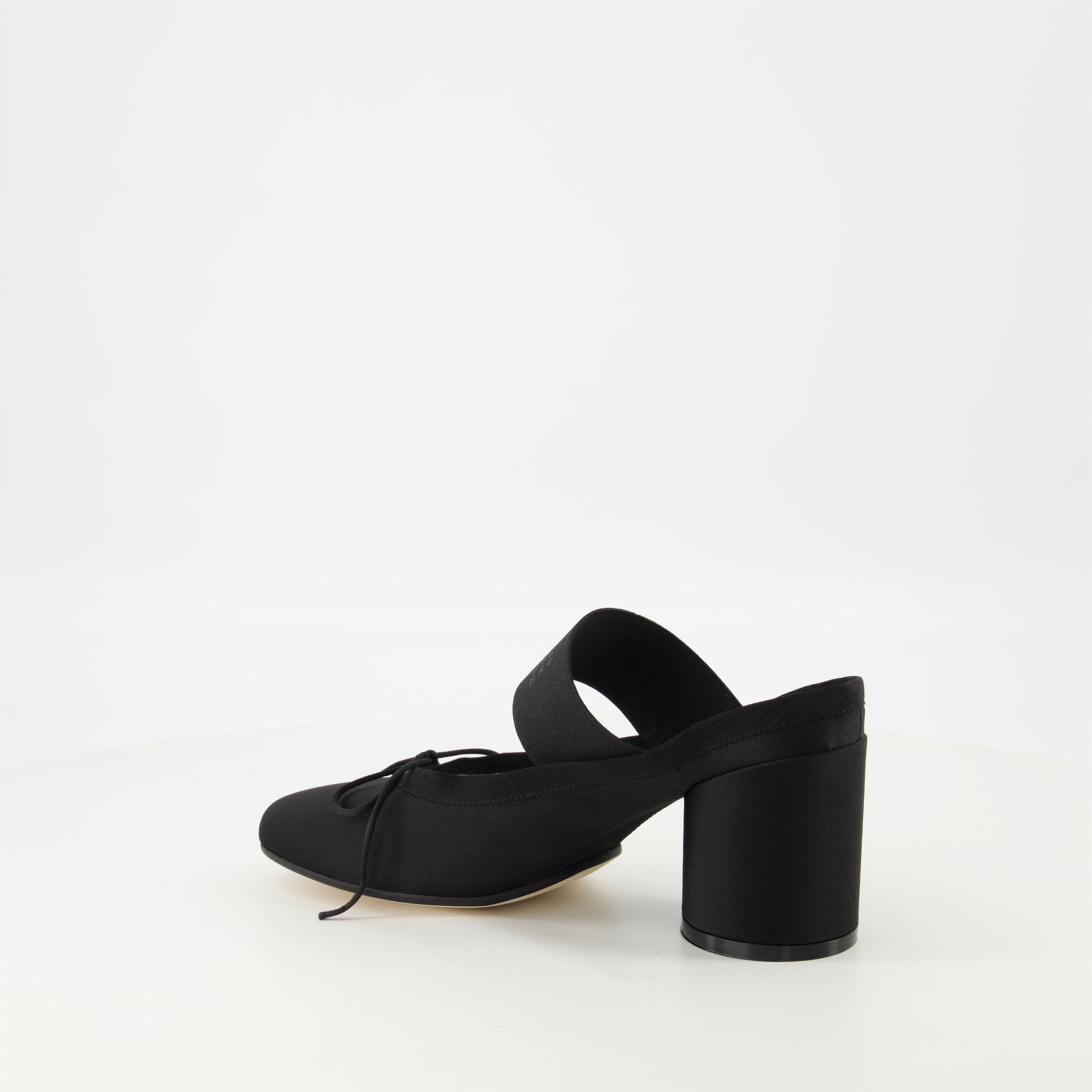 Chaussures ouvertes Mules ballerines à talon Mm6 Noir Femme