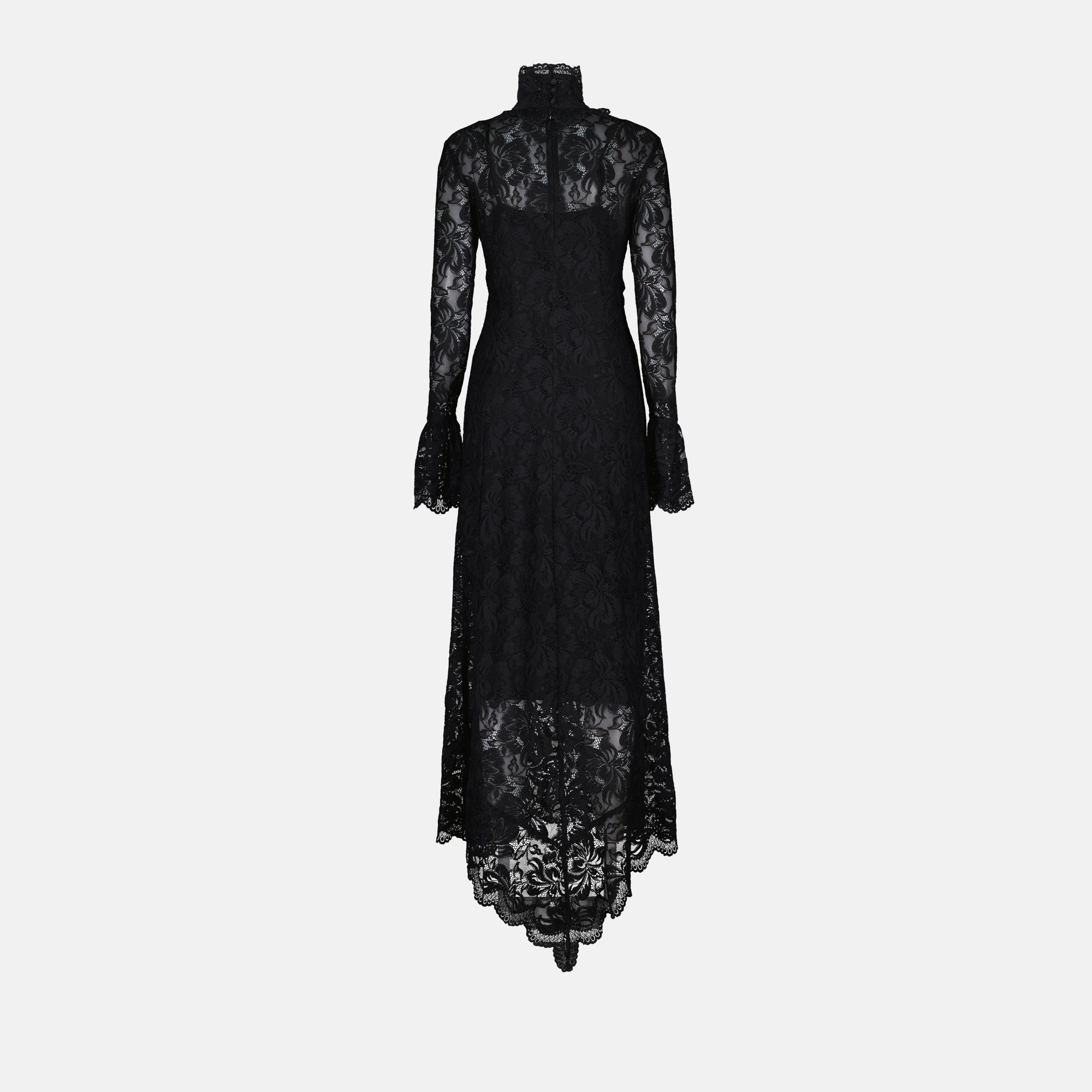 Vestidos Robe longue en dentelle Rabanne Negro Femme