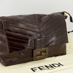 Imagen del artículo bolso Mamma Baguette de cuero marrón de la marca Fendi para mujer - Temporada Otoño-Invierno 2025 - Vista Detallada_2