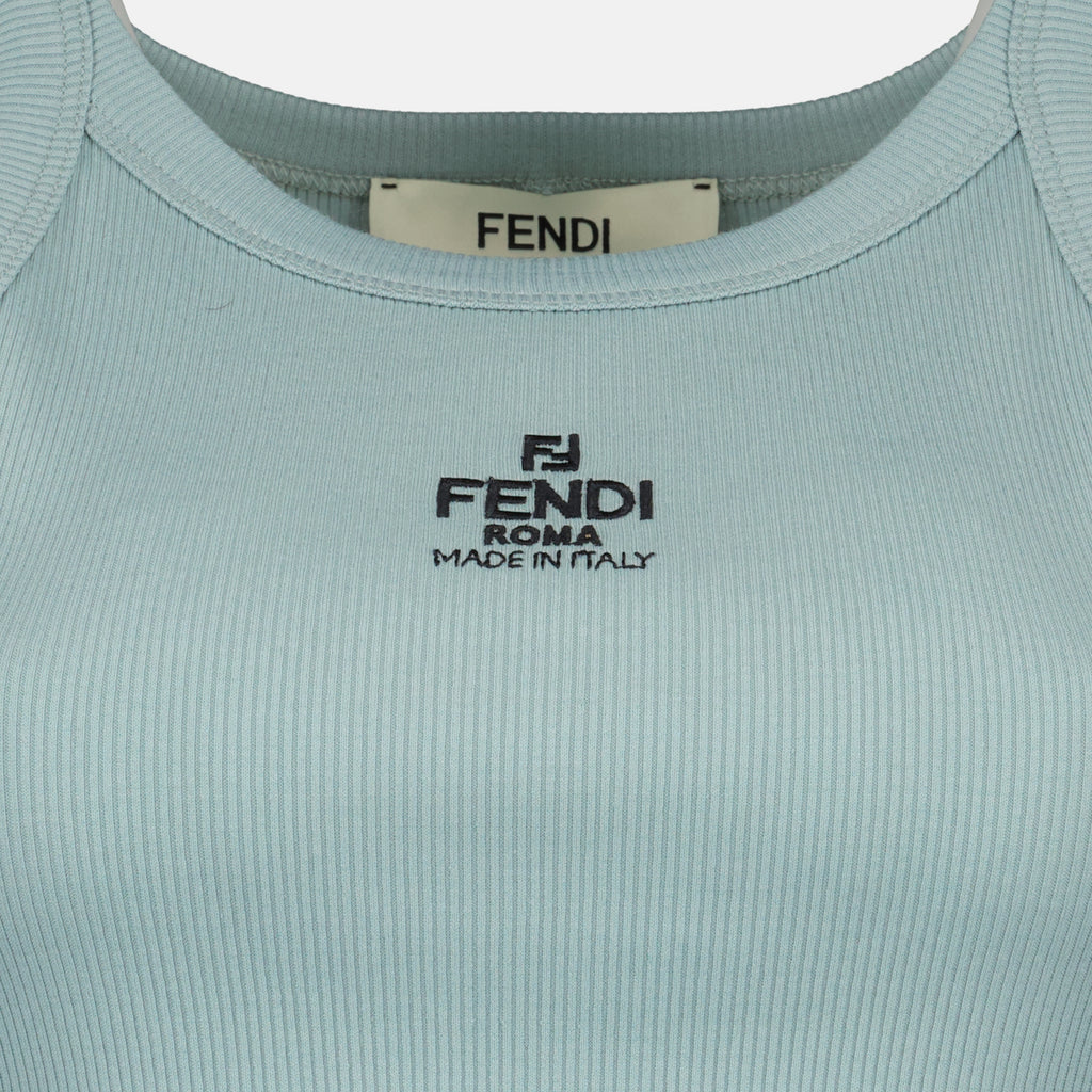 Tops Débardeur Fendi Roma Fendi Bleu Femme