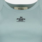 Tops Débardeur Fendi Roma Fendi Bleu Femme