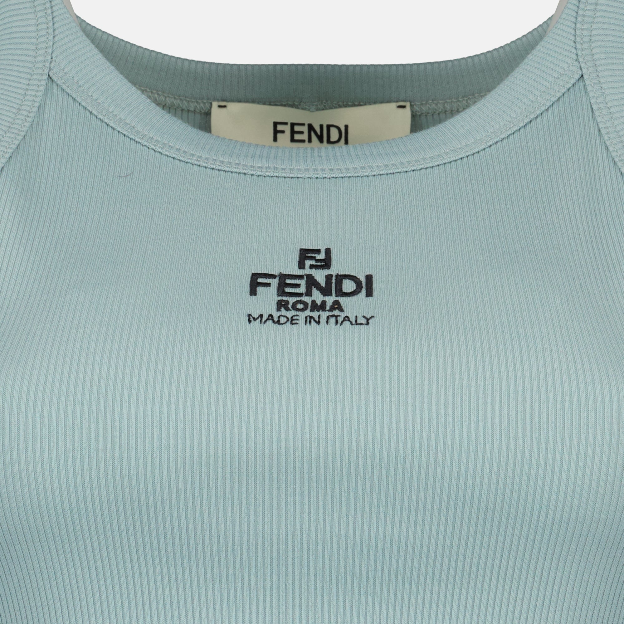 Tops Débardeur Fendi Roma Fendi Bleu Femme