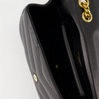 Sacs à main et épaule Sac Loulou small Saint Laurent Noir Femme