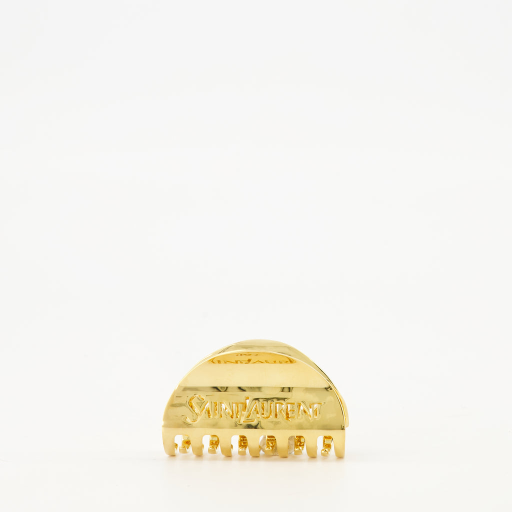 Image of the Saint Laurent Women's Hair Clip - Autumn-Winter 2025 - Back View