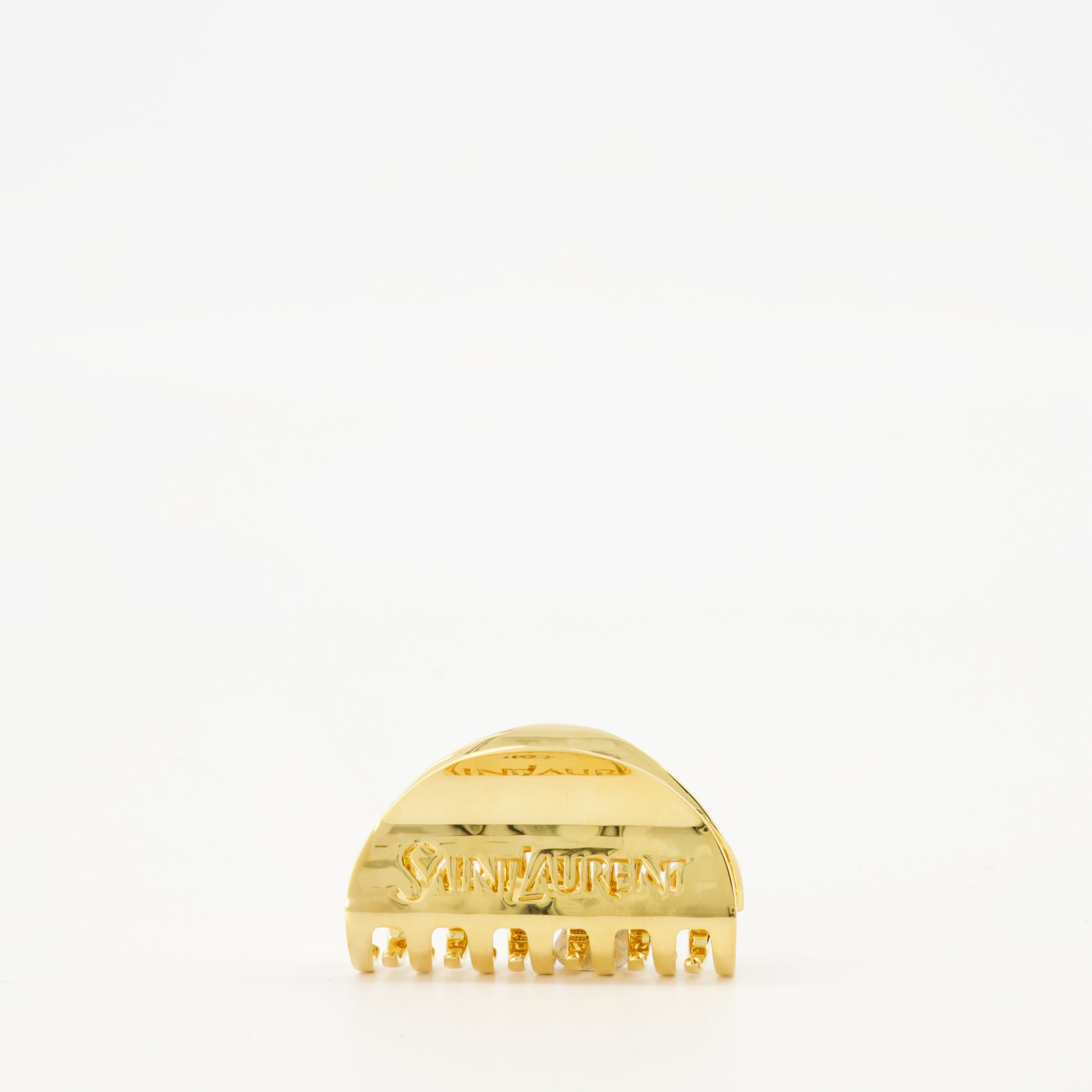 Image of the Saint Laurent Women's Hair Clip - Autumn-Winter 2025 - Back View