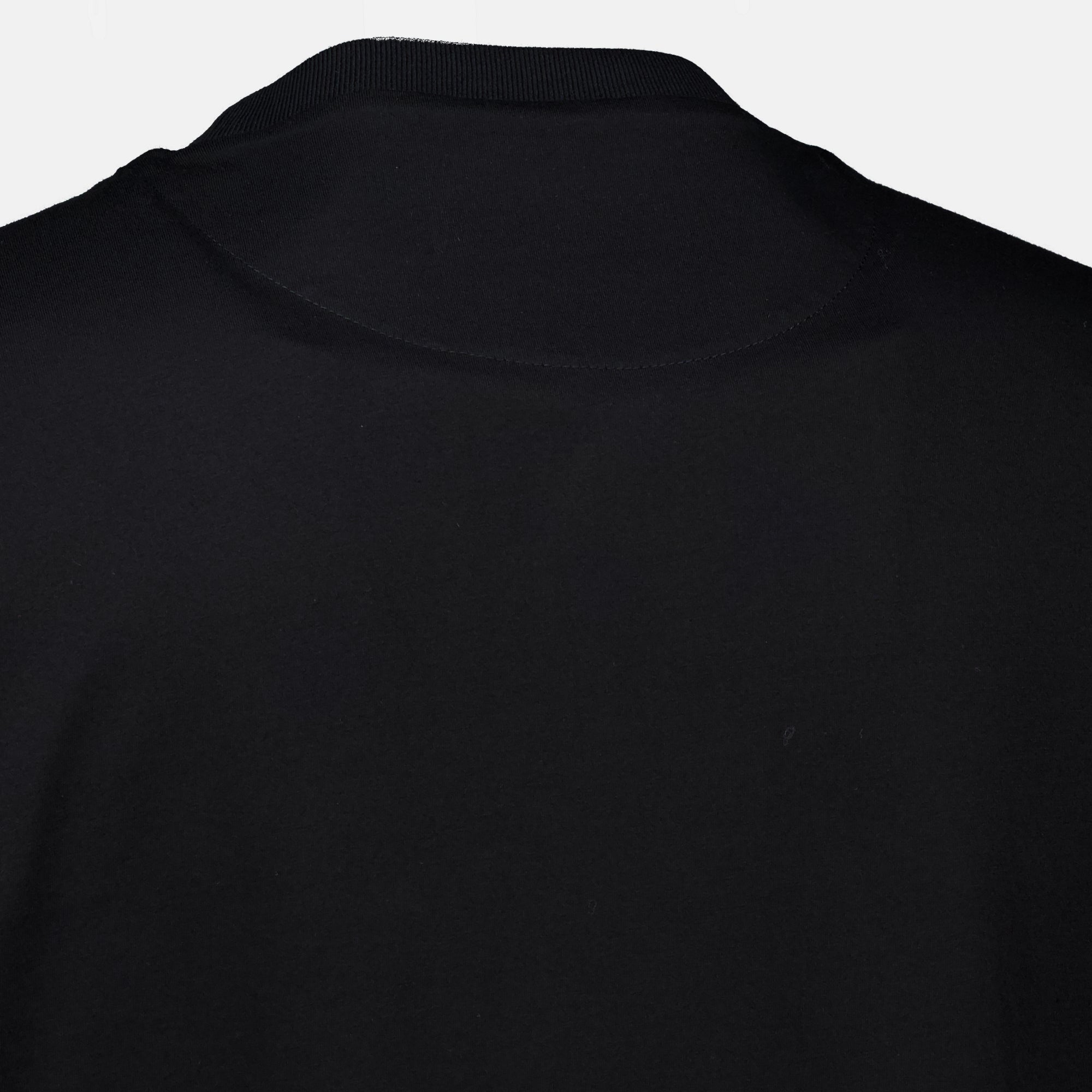T-shirts T-shirt noir en coton Prada Noir Homme