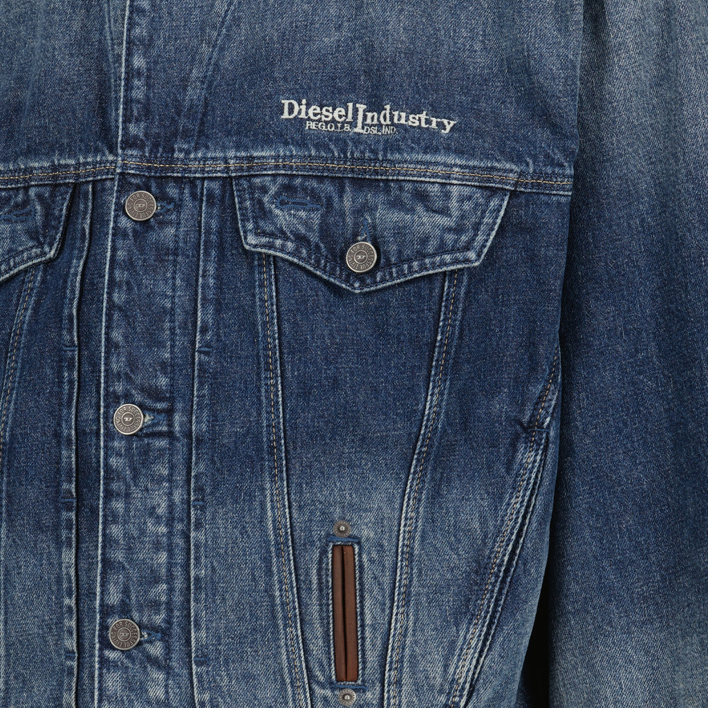 Image de l'article Veste en denim D-Denver de la marque Diesel pour Unisex - Saison Printemps-Été 2026 - Vue détaillée_1