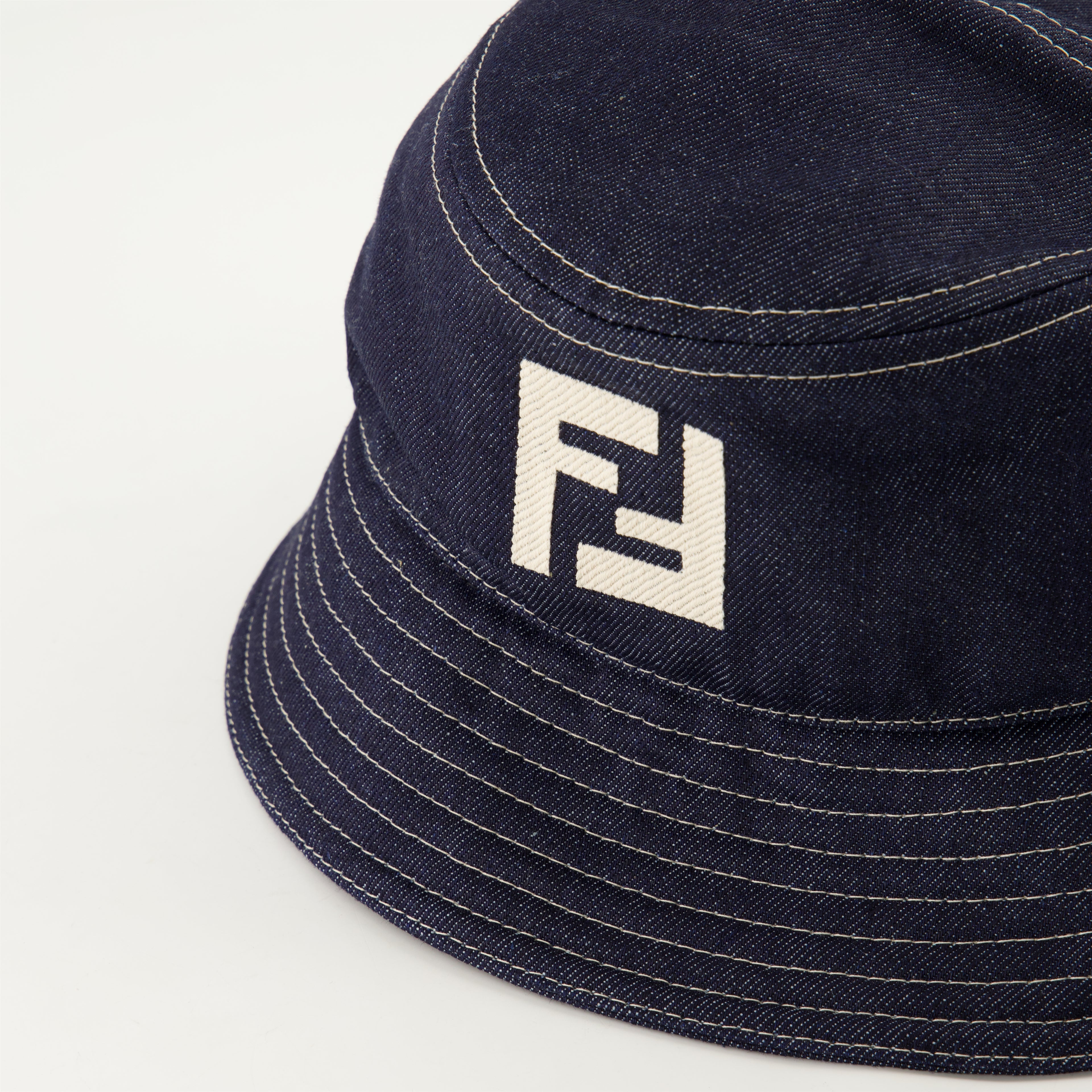 Hüte, caps und beanies Bob FF in Denim Fendi Dunkelblau Homme