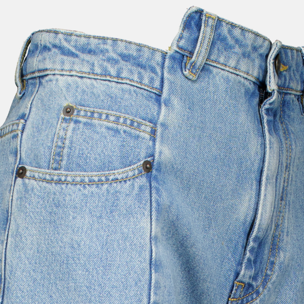 Pantalons Jean com Cintura Cut-Out Maison Margiela Bleu Femme
