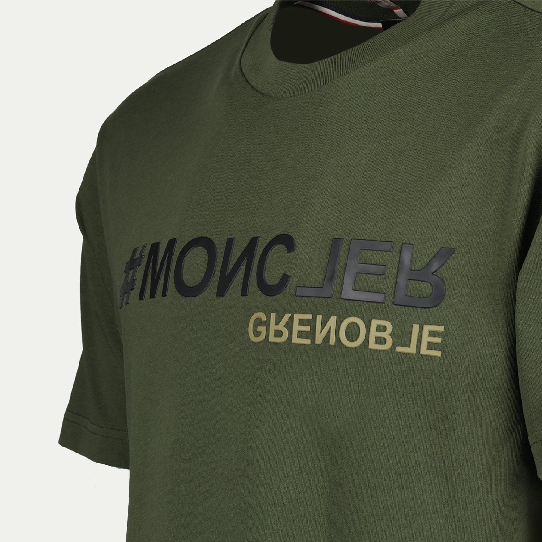 T-shirts T-shirt Grenoble Moncler Grenoble Kaki Homme