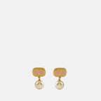 Imagen de los pendientes VLogo de la marca Valentino Garavani para Mujer - Temporada Otoño-Invierno 2025 - Vista Frontal