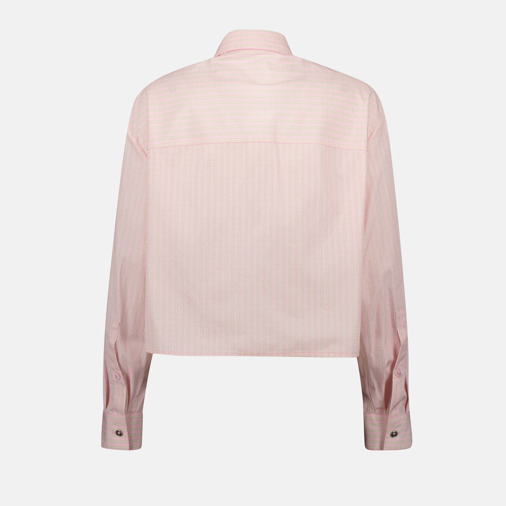 Chemises Chemise crop Versace Rose Femme