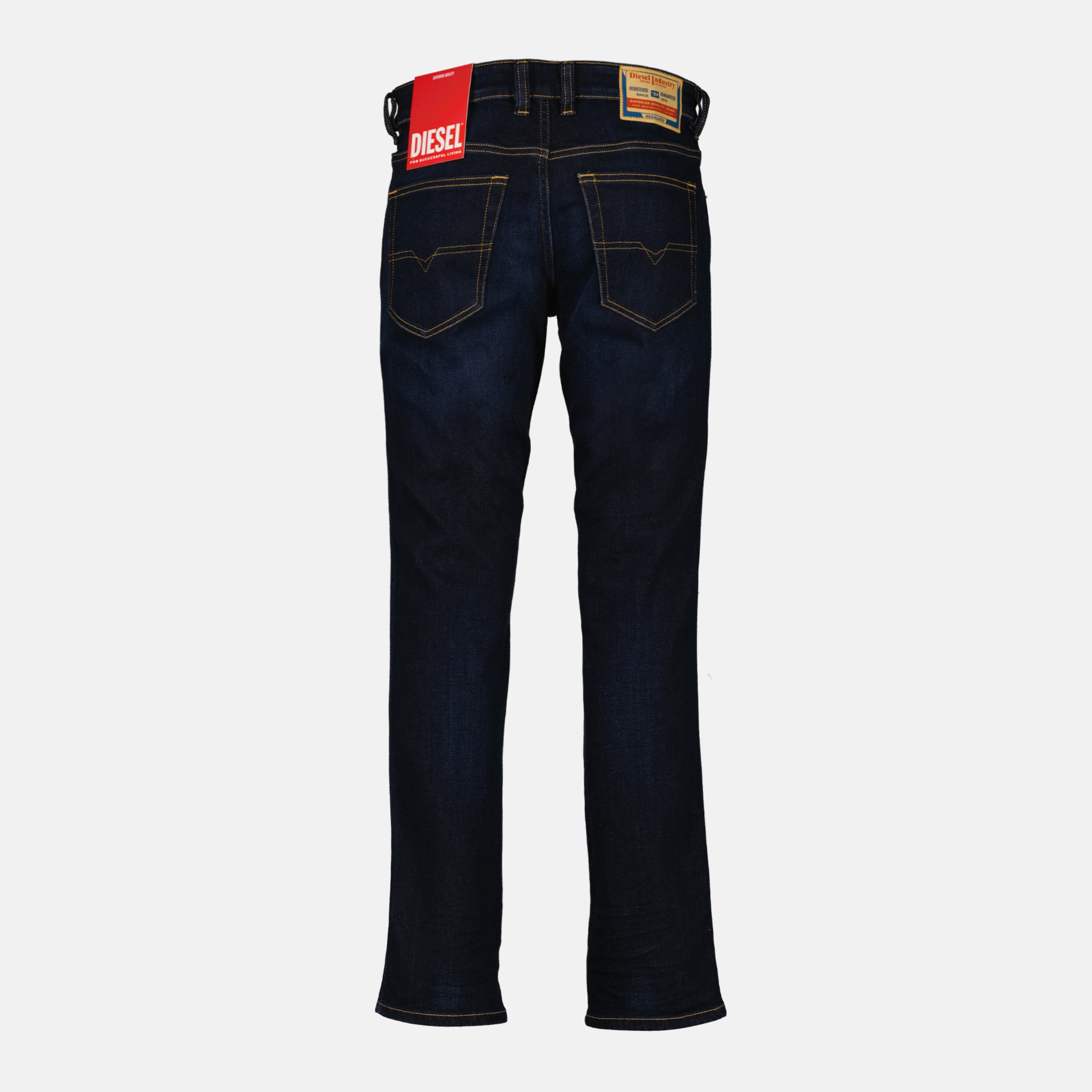 Image of the D-Vyl 1993 L.32 dark blue jeans by Diesel for Men - Spring-Summer 2026 - Back View