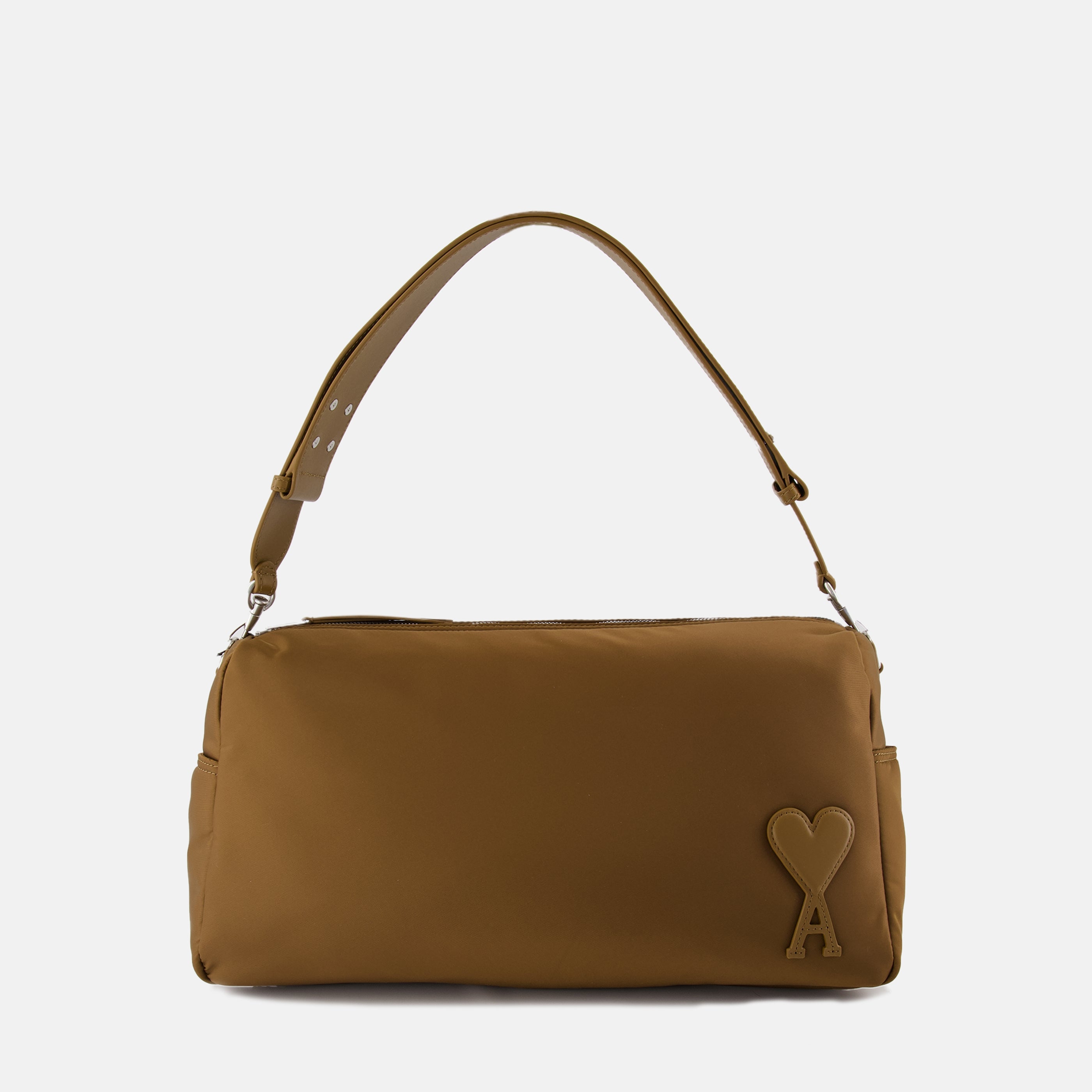 Sports and Travel Bags Marcel Nylon Bag Ami PARIS Brown Unisex