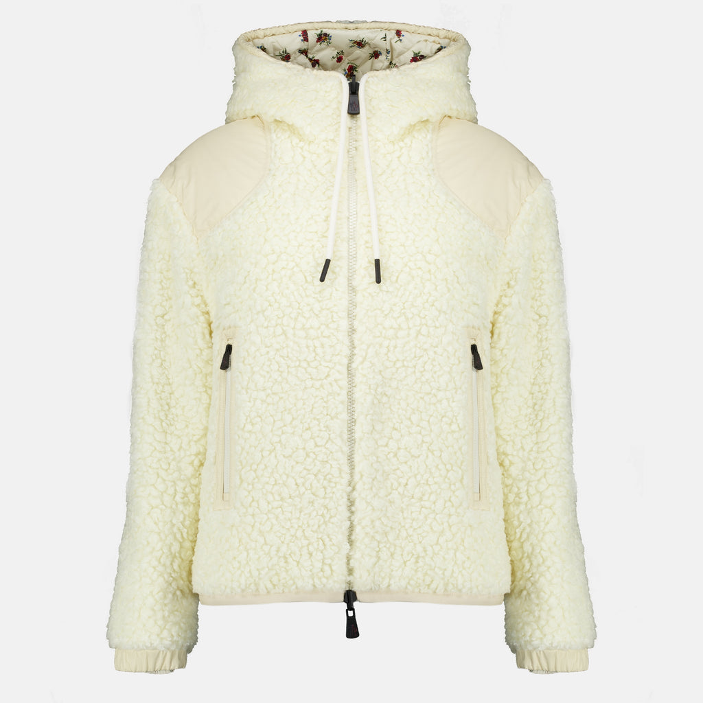 Vestes Reversible Zip-Up Teddy Jacket Moncler Grenoble Beige Femme