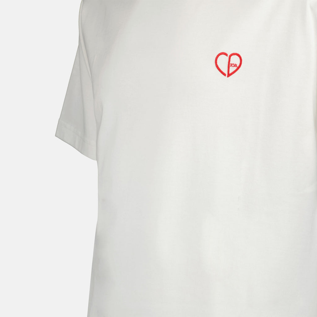 T-Shirts CD Herz T-Shirt Dior Weiß Homme