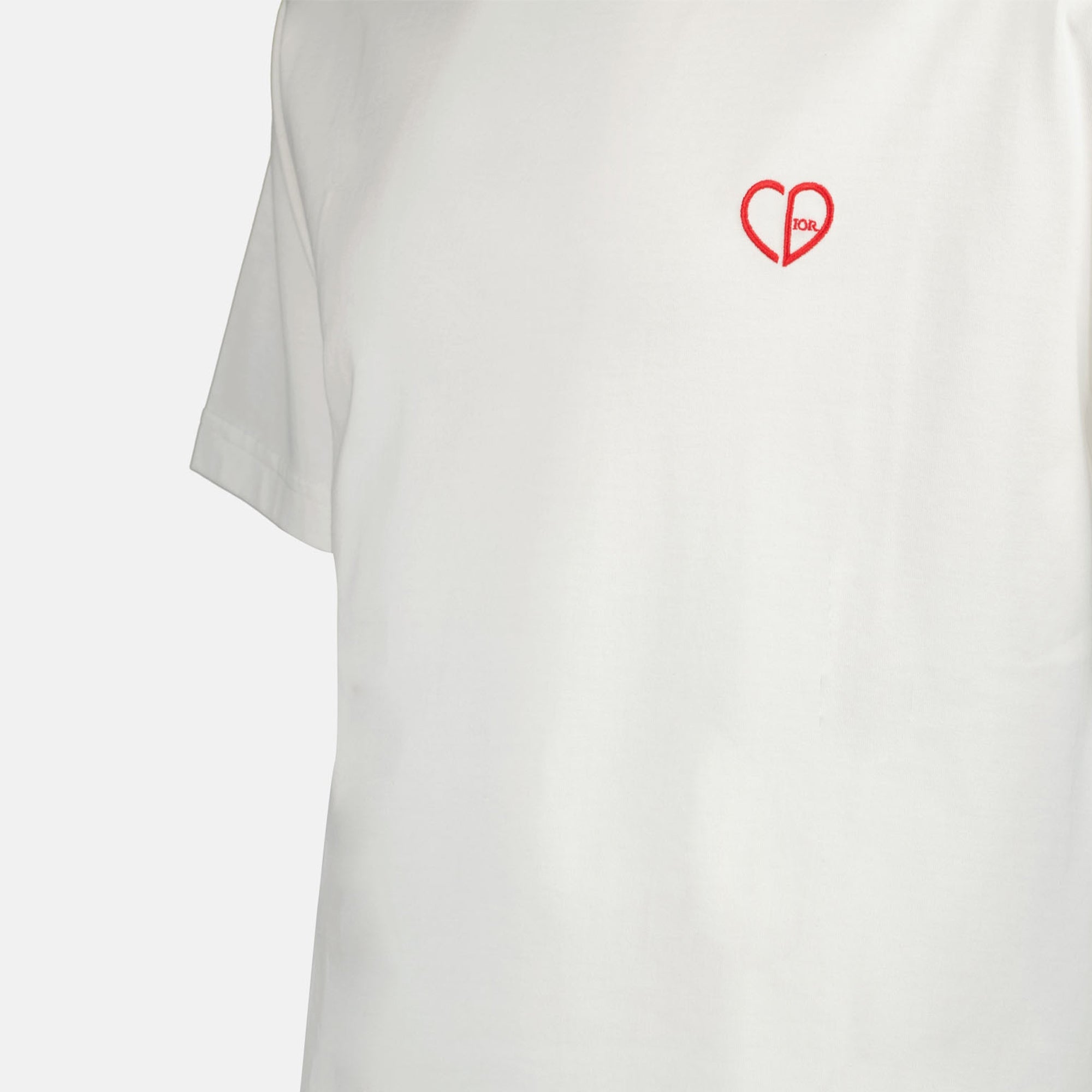 T-Shirts CD Herz T-Shirt Dior Weiß Homme