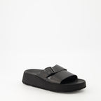 오픈 슈즈 알미나 샌들 Birkenstock 검은색 Femme